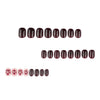 12 Sizes-24 Pcs Press On Nails JP4165