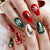 12 Sizes-24 Pcs Press On Nails Y1269