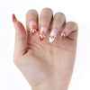 Almond French Glossy Medium Press on Nails