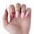 Almond Glossy Medium Pink Press on Nails