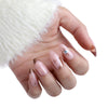 Almond French Glossy Medium Press on Nails