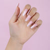 French Glossy Long Ombre Pink Press on Nails