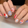 Patriotic Chic Press-on Nails