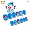 Mini Press On Nails For Kids 24Pcs-12Size