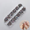 Mini Micro Nail Rhinestones – Ultra Small Acrylic Flatback Irregular Gems for Press-On Nails & Nail Art