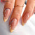 Almond French Glossy Medium Press on Nails